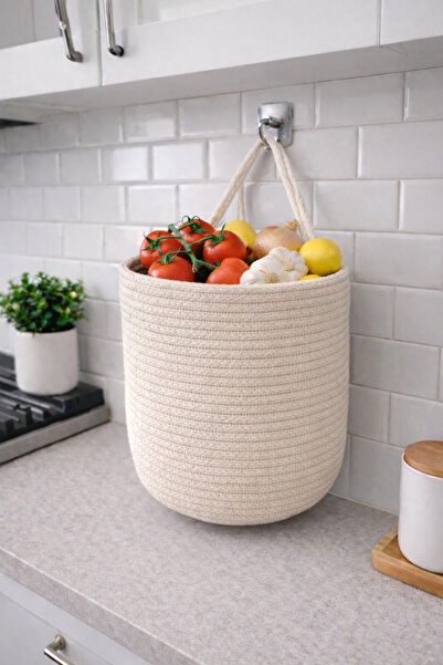 ÖRGÜM Coș Organizator Decorativ Multifuncțional 23x20 Cm