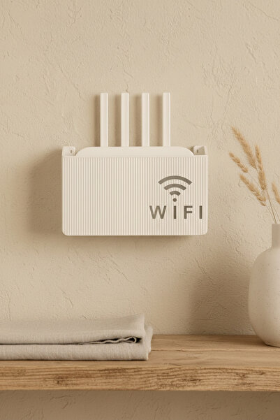 Emal Home Dekoratif Pleksi Wifi Modem Kutusu - Şık Kablo Gizleyici ve Modern ...