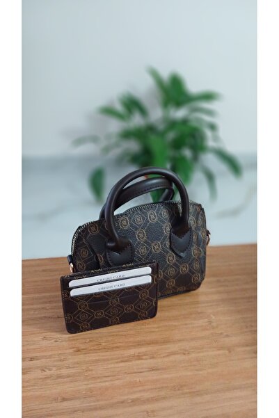 saru collection Kartlık kombinli mini çanta