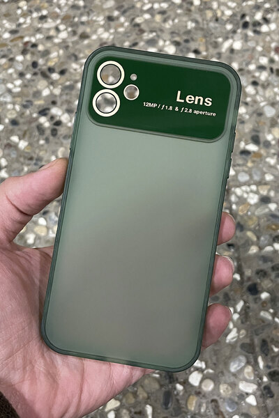 CEPSTOK غطاء سيليكون غير لامع لهاتف آيفون 11 مع حماية لعدسة الكاميرا