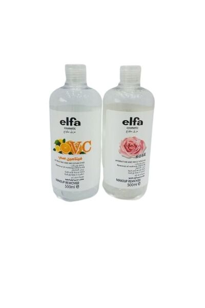 ELFA مزيل مكياج إلفا بفيتامين سي والورد - قطعتان