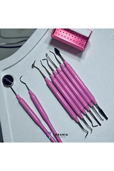loraniadental Pembe Klinik Seti – Diş Hekimliği Pratik El Aletleri Seti