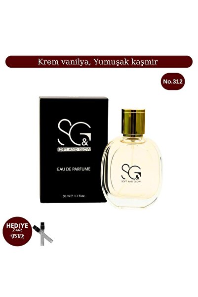 SoftandGlow No.312 Kadın Parfümü 50 ml - Yüksek Kalıcılık Gurme Vanilya Kokusu