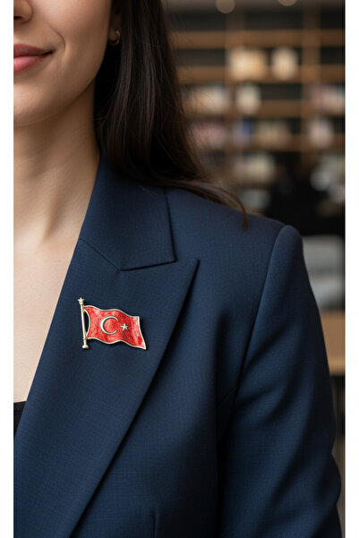 Crystal Luminous and Enamel Workmanship Moon Star Lapel Pin