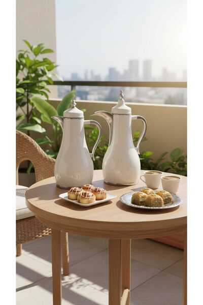 Generic Luxury Royal Design 1 Liter Tea and Coffee Thermos Set