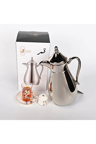 Generic Stainless Steel Thermos 1 Liter Nickel Color