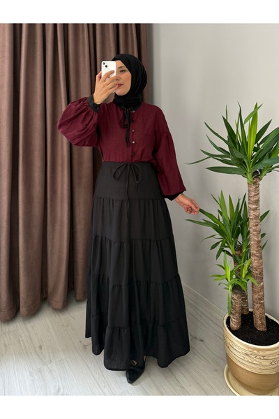 NuN Tesettür etekli takım