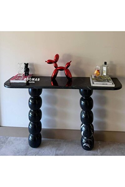 adomarmarblehandmadeandluxury Siyah Mermer Dresuar