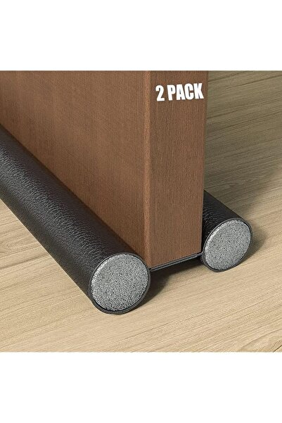 The Bros 2pcs Under Door Draft Stopper, Weather Stripping Noise Blocker, Double-Sided Under Door Dra