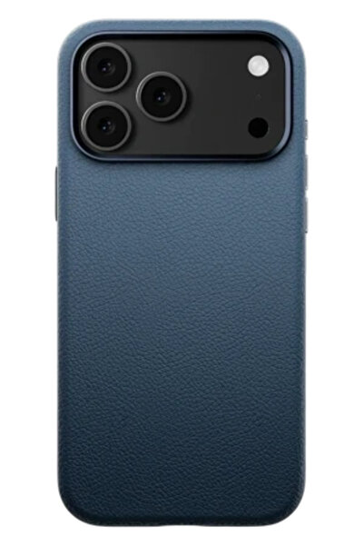 ÖzokStore غطاء ماج سيف من الجلد لهاتف آيفون 17 برو