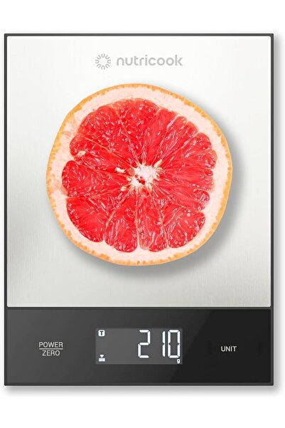 Nutricook ميزان طعام، ميزان مطبخ رقمي 11 رطل، الوزن بالجرام والأونصة (دقيق 1 جرام) للخبز