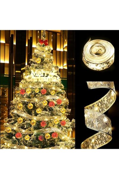 The Bros أضواء زينة شجرة عيد الميلاد، أضواء خرافية بطول 16 قدمًا و50 مصباح LED