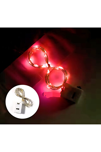 LEDCİM 1 Metre Peri Led Mini Güç Kutulu Dekoratif led Piller Dahildir 1 adet