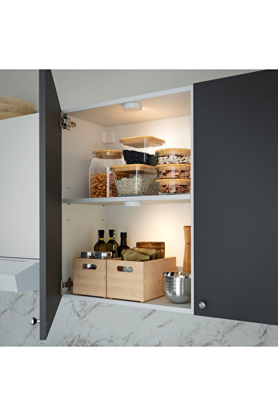 IKEA COZY ROOM - GÖMPYSSLING Sensörlü led aydınlatma, sensorlü, pilli, beyaz, 7 cm