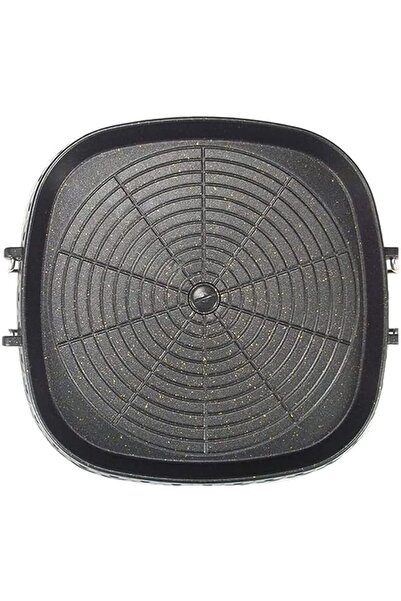 Arabest BBQ Grill Pan 32cm Nonstick Round Aluminum Induction Grill Pans