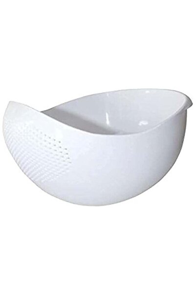 erorex Rice Washer Strainer Bowl, Plastic Colander, Beans Peas Washing Filter Basket Sieve Drainer,
