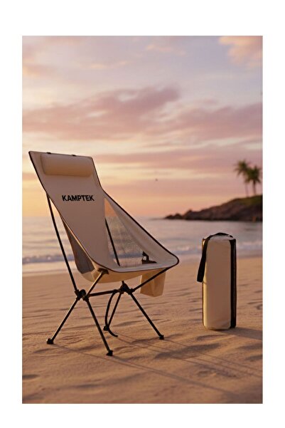 kamptek kamp teknolojisi Katlanabilir Taşınabilir Baş Destekli Hafif ve Dayan...