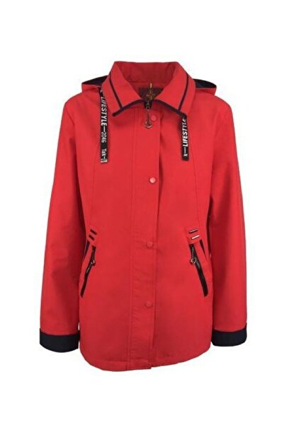 UNIVERS FASHION Lightweight jacket with hood, Univers Fashion, red