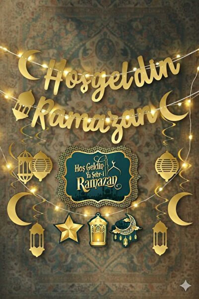 ÇITIPITISTORE led ışıklı ramazan süsleri 4 lü set
