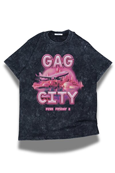 Fuddy Moda تي شيرت قابل للغسل للجنسين من Gag City Pink Friday 2، تي شيرت ريترو بتصميم قصة فضفاضة نيكى ميناج