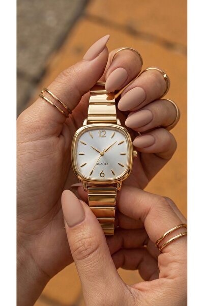 KLISHE Butik ساعة فيلورا فينتاج جولد ستيل للنساء، فاخرة، إصدار محدود 2026