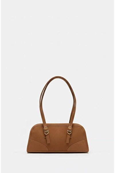 EG BAGS Rodin Süet Baget Çanta Taba