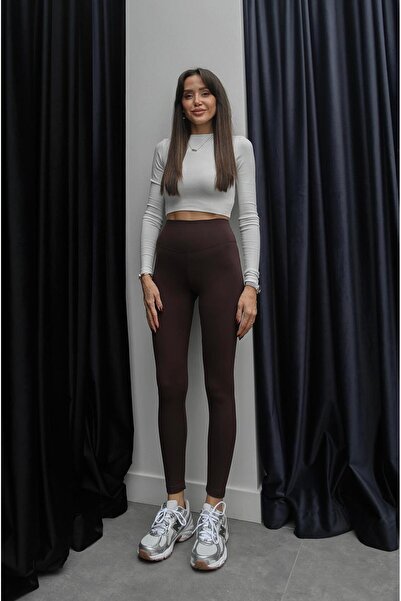 Havoş Коричневі лосини з шардоном всередині