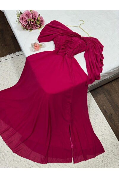 ALSAMAHA Elegant and sophisticated chiffon georgette dress