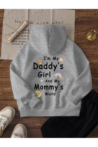 No Plan Момче/момиче ДАМИ МОМИЧЕ МАМА СВЕТЪР С КАПЮШОН И ПРИНТ НА ГЪРБА