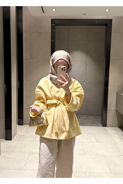 Çınar Couture KAŞE CEKET SARI