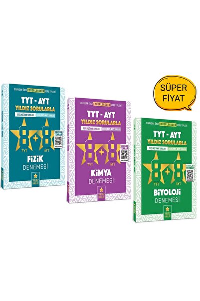 Yıldız Sorular Yayınları Tyt - Ayt Fizik Deneme, Tyt - Ayt Kimya Deneme, Tyt ...