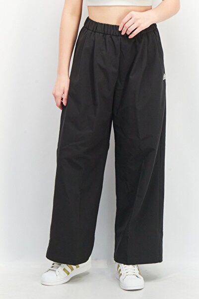 adidas Women Relaxed Fit Brand Logo Training Pants, Black