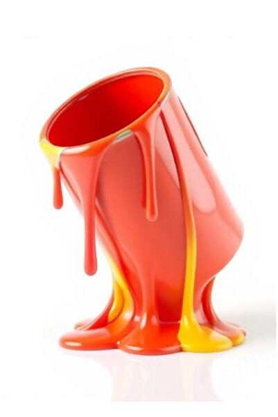 Della Decorative Pen Holder with Paint Bucket Design