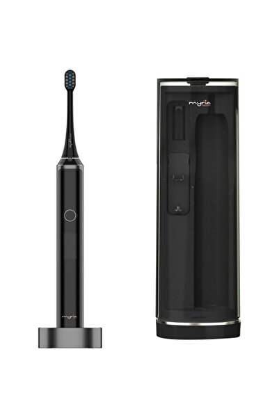 MyRia MY4871BK Electric Toothbrush, 5 Programs, 3 Heads, Black