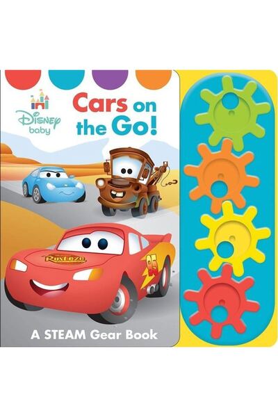 pi kids Disney Baby - Αυτοκίνητα σε κίνηση! Ένα βιβλίο ήχων STEM Gear