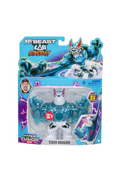 Feastables Mr. Beast Lab Stretchy Hero Pack Tiger Dragon