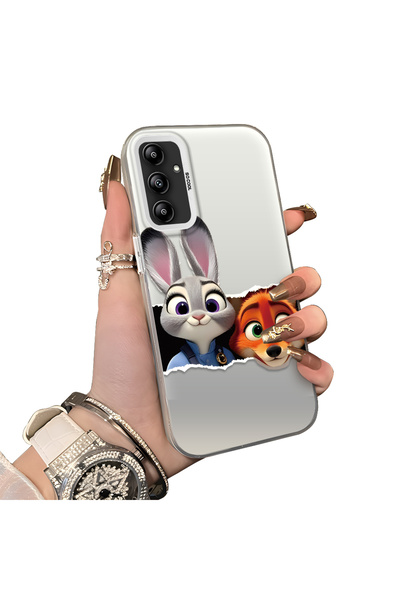 ucuc حافظة حماية لشخصية الرسوم المتحركة من السيليكون المتوافقة مع هاتف سامسون...