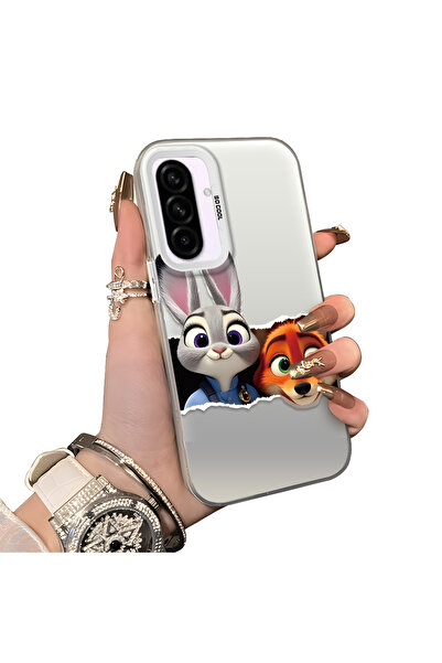 ucuc حافظة حماية من السيليكون متوافقة مع هاتف سامسونج جالاكسي A36، بتصميم شخص...