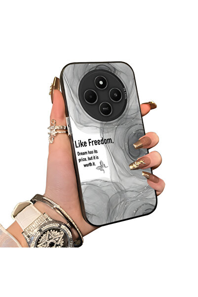 ucuc حافظة حماية من السيليكون المتوافقة مع هاتف Xiaomi Redmi 14C 4G ذات حافة ...