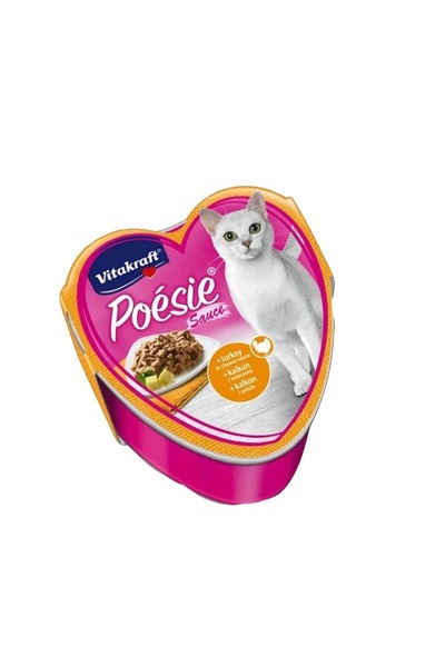 Vitakraft Vitacraft Canned Turkey with Cheese Sauce Wet Cat Food 85g