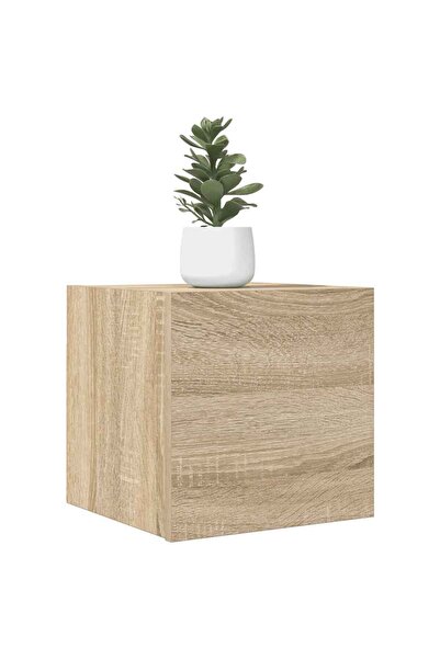 vidaxl Wall Mounted TV Cabinets 2 pcs Sonoma Oak 30.5x30x30 cm