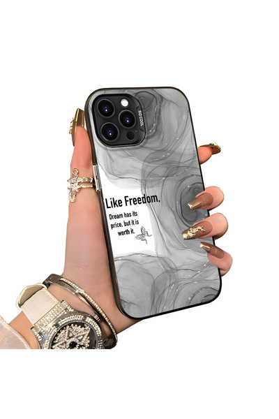 ucuc حافظة واقية من السيليكون المتوافقة مع هاتف iPhone 14 Pro ذات حافة أكريلي...