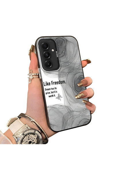 ucuc حافظة حماية من السيليكون المتوافقة مع هاتف سامسونج جالاكسي A16 ذات نمط إ...