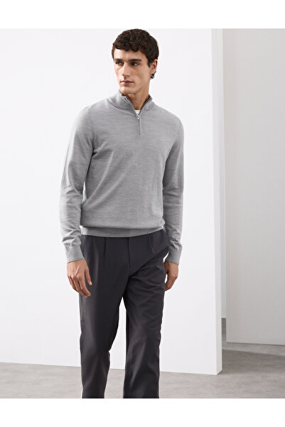 Marks & Spencer Pure Extra Yarım Fermuarlı Yaka Kazak