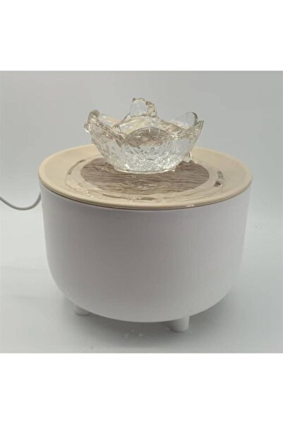 Choice 1.2L 15 15 9 CM USB 5V Wood lotus flowers Pets Water Fountain Auto Fil...