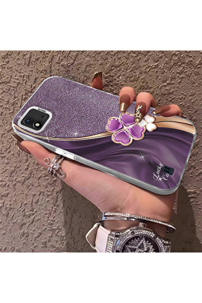 Hontinga حافظة هاتف متوافقة مع هاتف Realme C20/C20A ذات ظهر صلب ومضادة للسقوط