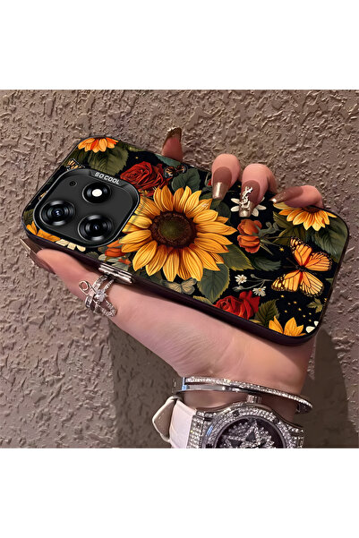 Hontinga حافظة هاتف متوافقة مع هاتف Tecno Spark 10 Pro، حماية للكاميرا، ظهر ص...