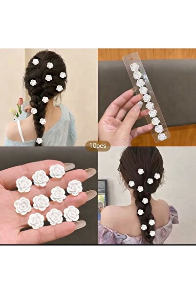 EMKSHOP 10 komada naušnica za kosu, prstenovi za kosu, perle za ukrašavanje kose