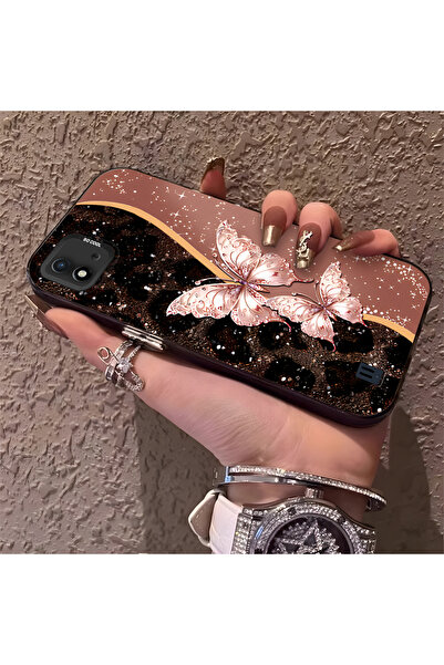 Hontinga حافظة هاتف متوافقة مع هاتف Realme C20/C20A ذات ظهر صلب ومضادة للسقوط