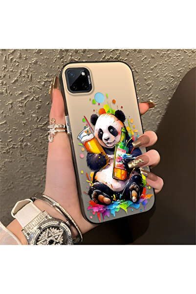 Hontinga حافظة متوافقة مع هاتف Realme C21Y/C25Y، حافظة هاتف صلبة مضادة للسقوط...